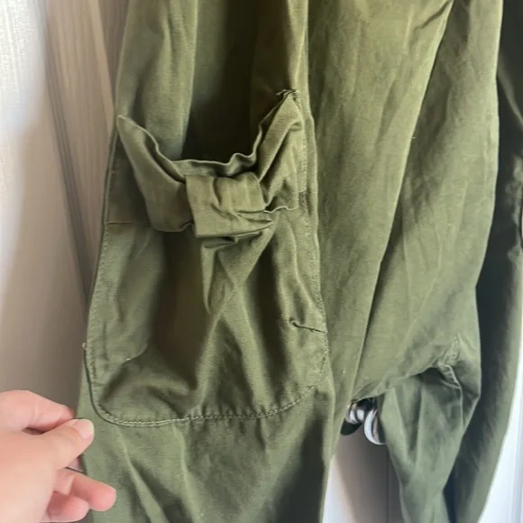 Harem style drop crotch cute jumper overalls - Picture 3 of 13